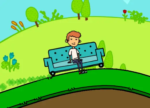 Schermata principale di Wudy Hill Climb